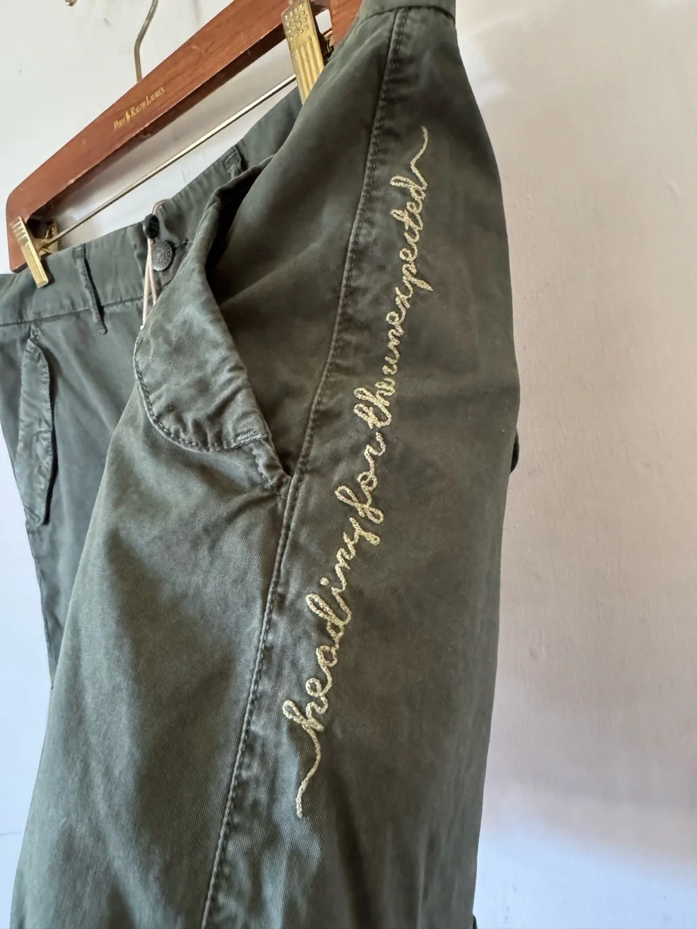 Odd Molly The It Shorts‎ Military Green Cotton 4
